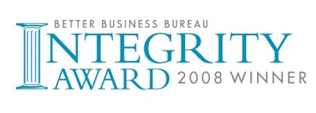 2008 Better Business Bureau Business Integrity Award Winner Dingman's Collision Center