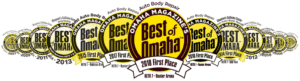 Honda Certified Collision Repair Omaha- best of omaha logo
